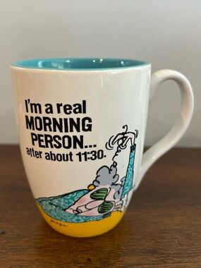 Hallmark Maxine Coffee Or Tea Mug “I’m A Real Morning Person After About 11:30”